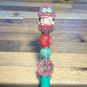 Customized Pop Bean Lilios Beaded Pen